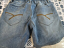 ABLE JEANS【牛仔短褲】新款復古天縹藍寬松彈力舒適水洗短褲 復古天縹藍 L 曬單實拍圖