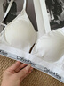 Calvin Klein內(nèi)衣【七夕禮盒明星同款摩登引力帶】女士ck無鋼圈三角文胸QF5650 100-月光白 S 曬單實拍圖