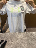 安德瑪（Under Armour）童裝寬松男童T恤兒童字母印花圓領(lǐng)短袖速干大童上衣243120154 白色 170 曬單實(shí)拍圖