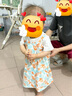 巴拉巴拉女童連衣裙寶寶裙子嬰兒公主裙夏裝兒童滿(mǎn)印洋氣甜美氣質(zhì) 白紅色調00316 80 cm 曬單實(shí)拍圖