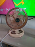 駱駝電風(fēng)扇家用電扇臺式多功能小型風(fēng)扇學(xué)生宿舍桌面風(fēng)扇可搖頭靜音辦公室桌面臺扇 米色臺扇【搖頭/2檔位】 標(biāo)配【1.3米電源線】 曬單實(shí)拍圖