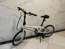 大行（DAHON）D6折疊自行車20英寸6速入門級(jí)折疊車成人學(xué)生通勤休閑單車KBC061 白色 曬單實(shí)拍圖