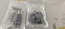 璇洛臻品層板托帶吸盤(pán)衣柜櫥柜隔板托板釘固定工具加厚玻璃層板釘 合金圓角層板托10個(gè)裝（配螺絲） 曬單實(shí)拍圖