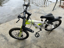 鳳凰（Phoenix）兒童自行車鳳凰自行車3-6歲兒童單車小孩自行車6-10歲兒童自行車 18寸標配綠丨輻條輪+側(cè)支撐+禮包 曬單實拍圖