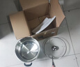 揚(yáng)子多功能電熱鍋家用電炒鍋電火鍋電煮鍋電蒸鍋料理鍋一體式大功率多用途炒鍋 26cm單籠【1300W兩燈2-3人】 曬單實(shí)拍圖