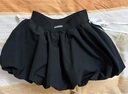 UNIFREE花苞短裙芭蕾風(fēng)辣妹A字高腰蓬蓬半身裙 黑色 S  曬單實(shí)拍圖