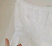 婧麒（JOYNCLEON）孕婦短褲夏外穿2025新款薄款白色山本褲無(wú)托腹五分褲女孕婦裝 白色 L 曬單實(shí)拍圖