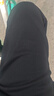 JEANSWEST LIFE真維斯男士春秋休閑褲重磅棉垂感顯高男褲純色挺括青少年直筒褲子 曬單實拍圖