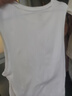 三槍?zhuān)═HREEGUN）寬肩背心男士坎肩背心跨欄內衣夏季無(wú)袖運動(dòng)白色汗衫睡衣居家男款 白+黑 XL (175) 曬單實(shí)拍圖