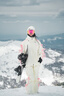 酷峰【雪蝶】滑雪服套裝2025新款雪衣雪褲女男外套冬單板雙板防水裝備 云蝶白上衣 S 曬單實拍圖