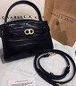 CHARLES&KEITH鱷魚紋凱莉包手提斜挎婚包包女包生日禮物七夕禮物CK2-50270880-1 Black黑色 S 曬單實(shí)拍圖