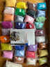 柚見(jiàn)檬（Pomelo Meet Lemon）扎扎樂(lè )戳戳樂(lè )彩色羊毛氈玩偶手工diy新手初學(xué)材料包70S羊毛條 35色每色10克共350克+工具配件 曬單實(shí)拍圖