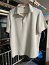 名創(chuàng  )優(yōu)品（MINISO）220G重磅短袖男T恤夏季厚實(shí)不透高級感精梳棉純棉半袖寬松上衣服 【220G重磅】冰魄藍 L /175(體重120-140斤) 曬單實(shí)拍圖