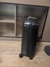 新秀麗（Samsonite）時(shí)尚純色旅行拉桿箱可擴(kuò)展男女行李箱密碼箱KF0 石墨黑 20英寸登機(jī)箱 曬單實(shí)拍圖