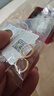周六福18K金耳環(huán)女 彩金耳環(huán)耳飾生日禮物 紅18K金 一對  曬單實(shí)拍圖