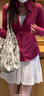 lululemon丨Classic-Fit Ventilated 女士跑步經(jīng)典剪裁通風(fēng)夾克 LW4BYZS 樹莓醬粉 L /10 曬單實(shí)拍圖