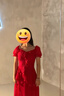 FOX.G新品吊帶連衣裙紅色裙子女夏季2025新款衣服女裝法式純欲氣質(zhì)長(zhǎng)裙 紅色開(kāi)叉不規(guī)則吊帶連衣裙 L 【建議115-130斤】 曬單實(shí)拍圖