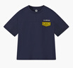 馬騎頓（MQD）男大童夏季新品學(xué)院風(fēng)潮酷休閑基礎(chǔ)百搭款短袖親膚舒適T恤 藏青 150 曬單實(shí)拍圖