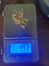 周大福ING四芒星足金黃金足金黃金項鏈(工費380)45cm 約4.9g F235686 曬單實拍圖