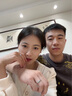 紀詩哲（GIEVSZHE）山盟海誓情侶對戒男女一對求婚戒指紀念日送女友七夕情人節(jié)禮物 山盟海誓青花瓷情侶對戒 曬單實拍圖