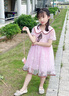 G.DUCKKIDS女童夏季2025新款蓬蓬公主裙兒童小女孩洋氣連衣裙演出服裙子寶寶 粉紅色 130 曬單實拍圖