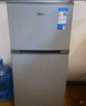 美的（Midea）112升  兩門雙開門雙溫小冰箱迷你家用宿舍租房靈活擺放節(jié)能低音深冷速凍 BCD-112CM 曬單實拍圖