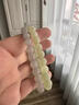 伊夢(mèng)嬌和田玉手串保真高端煙紫色和田玉手鏈女玉石料紫手串散珠手鐲手飾 高冰煙紫玉手鏈【珠徑約8M】 曬單實(shí)拍圖