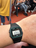 卡西歐（CASIO）男表小方塊電子表 運(yùn)動(dòng)手表學(xué)生手表 多功能防水男士手表 經(jīng)典小方塊綠圈F-91W-3 曬單實(shí)拍圖