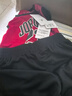 Jordan耐克AJ童裝兒童套裝背心短褲兩件套 Nike男女童籃球運動服 正黑色 曬單實拍圖