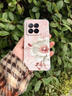 殼望 適用蘋果6手機殼金絲花iphone6s/plus四角防摔軟殼新款小清新高顏值氣囊全包透明硅膠時尚潮流 透明O-金絲花A藍 蘋果6 曬單實拍圖