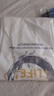 真維斯（Jeanswest）短袖t恤男純棉2025春夏新款青少年半截袖美式高街重磅潮牌打底衫 白色(環(huán)形海) 2XL (185) (體重160-180斤) 曬單實(shí)拍圖