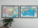 【2026新版 定制邊框】中國地圖 中國地理圖掛圖   高端實(shí)木裝裱 辦公室裝飾畫(huà) 超大 帶框尺寸108*148cm 曬單實(shí)拍圖