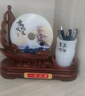 匠驢一帆風(fēng)順帆船辦公室工藝擺件高檔玉石平安扣筆筒公司喬遷開業(yè)禮物 小號(hào) 長33.4寬11.6高26.6CM 曬單實(shí)拍圖
