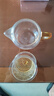 全度（Quandu）玻璃茶壺耐熱玻璃泡茶壺帶過(guò)濾內(nèi)膽彩把花茶壺煮茶壺煮茶器加厚 黃把神奇壺 曬單實(shí)拍圖