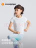moodytiger女童速干T恤2026夏季新款童裝透氣舒適短袖女童運動(dòng)衣服 曬單實(shí)拍圖