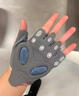 心楠半指健身手套女不易滑運動(dòng)耐磨氣墊透氣瑜伽不易起繭騎行手套 粉色半指【M碼】 曬單實(shí)拍圖