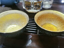 IKXO純金主人杯茶碗鎏金鎏銀陶瓷茶杯品茗杯單杯茶盞功夫茶具大號(hào)茶杯 羅漢杯（杯內(nèi)鎏金） 130ml 曬單實(shí)拍圖