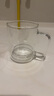 京東京造 玻璃杯 耐熱耐高溫泡茶水杯咖啡牛奶刻度杯子500ml 曬單實(shí)拍圖