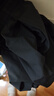 京東京造桑蠶絲休閑褲男夏季薄款冰爽西褲男直筒寬松商務(wù)黑35 曬單實(shí)拍圖