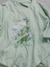 真維斯（JEANSWEST）休閑運(yùn)動套裝女2025新款時尚百搭純棉短袖短褲超火夏季穿搭一整套 淺綠 油畫綠+米色 油畫綠_K L 曬單實(shí)拍圖