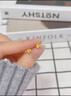 中國黃金三角結(jié)黃金耳釘女999足金耳飾七夕情人節(jié)禮物送女朋友老婆 臻選禮盒包裝【無產(chǎn)品勿單拍】 曬單實(shí)拍圖