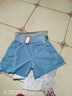 NOTHOMME120G登山布戶(hù)外露營(yíng)徒步寬松抽繩高腰工裝運動(dòng)短褲女 冰藍色 M （WM） 曬單實(shí)拍圖