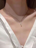 竹節(jié)手鏈女銀手鏈時(shí)尚小眾輕奢飾品首飾生日禮物女和田玉手串 和田玉有你足夠項(xiàng)鏈 曬單實(shí)拍圖