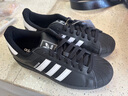 adidas Jennie同款SUPERSTAR II貝殼頭板鞋男女阿迪達(dá)斯三葉草   黑色/白色   45 曬單實(shí)拍圖