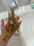 貓人睡衣男女夏季涼感提花冰絲透氣短袖短褲情侶開衫家居服 黑色3XL 曬單實(shí)拍圖
