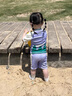 Kocotreekk樹兒童泳衣防曬速干泳衣寶寶分體短袖幼兒游泳衣 曬單實(shí)拍圖