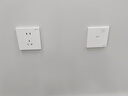 羅格朗（LEGRAND）開關(guān)插座面板 仕典系列玉蘭白色86型暗裝 電話插座 曬單實拍圖