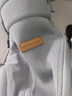 usbeesbaby清涼一夏嬰兒背帶M坐姿護髖四季通用透氣網(wǎng)面外出抱娃神器 銀漸灰冰絲棉JDQ 曬單實拍圖