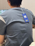 HLA短袖T恤男【60支長絨棉】舒適透氣短袖男夏季 曬單實拍圖