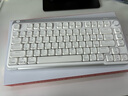 珂芝（KZZI） i75青春版矮軸三模機械鍵盤商務(wù)辦公輕薄便攜全鍵熱插拔適用蘋果風(fēng)長續(xù)航RGB皓月白白雪軸 曬單實拍圖